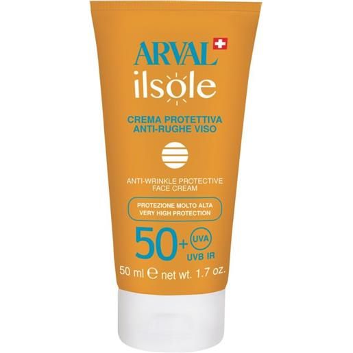 ARVAL crema protettiva antirughe viso spf50+