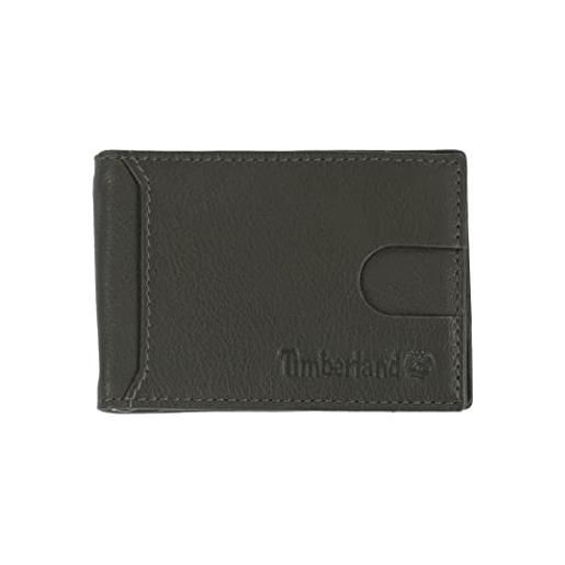 Timberland men's slim leather minimalist front pocket credit card holder wallet, olive (blix money clip)