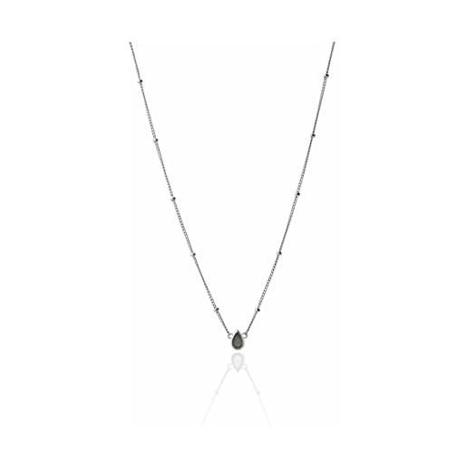 Aran Jewels labradorite drop slv silver collana. 