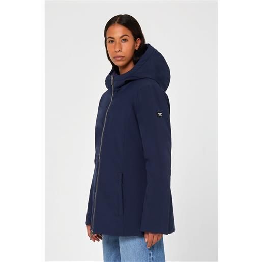 Brekka giacca in softshell con cappuccio da donna blu