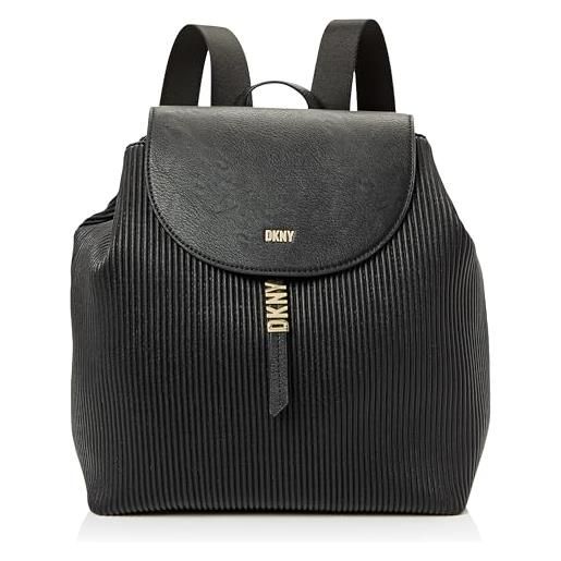 DKNY shane backpack, zaino donna, nero, einheitsgröße