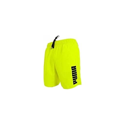 PUMA swim men's mid shorts pantaloncini, giallo fluo, s uomo