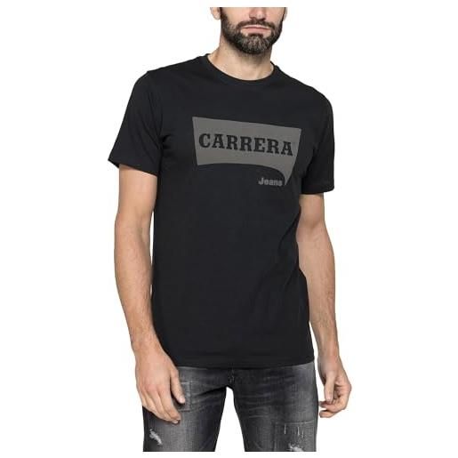 Carrera jeans - t-shirt in cotone, nero-grigio (xxl)