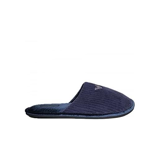 Emporio Armani slippers marine/peltro xjpm09xd340 marine/peltro 42
