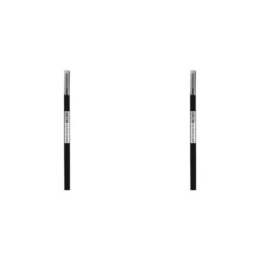 Maybelline new york express brow, matita sopracciglia ultra slim, per sopracciglia precise e definite, deep brown (05), (confezione da 2)
