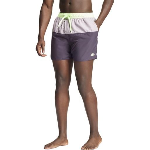 Adidas shorts da nuoto colorblock clx uomo lilla viola