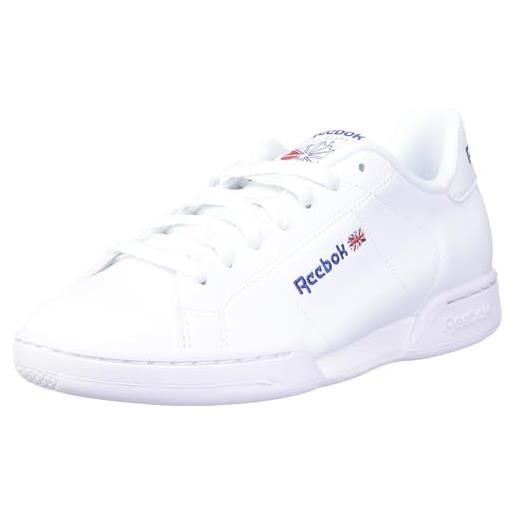 Reebok npc ii syn, sneaker uomo, slam-white/white, 41 eu
