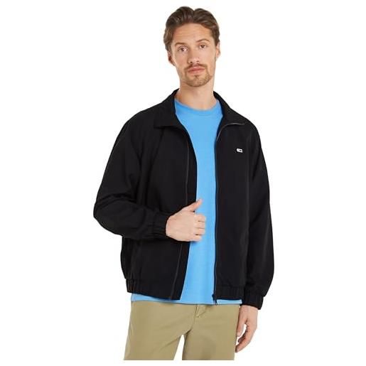 Tommy Jeans tjm essential jacket ext dm0dm17982 giacche in tessuto, nero (black), l uomo
