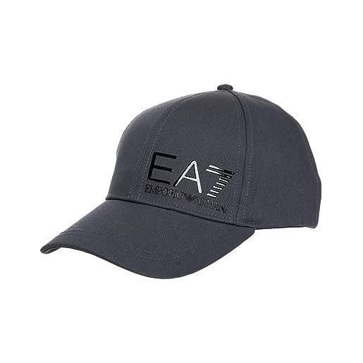 EA7 cappelli cotone grigio antracite