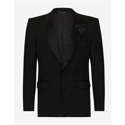 Dolce & Gabbana giacca sicilia monopetto con ricamo