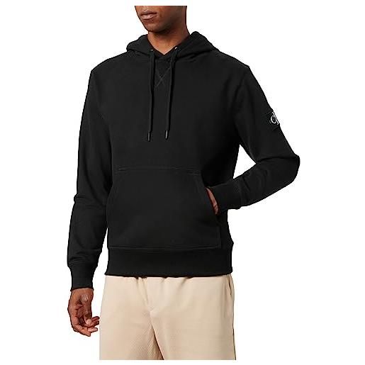 Calvin Klein Jeans badge hoodie j30j323430 felpe con cappuccio, nero (ck black), 3xl uomo
