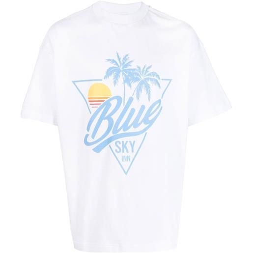BLUE SKY INN t-shirt con stampa - bianco