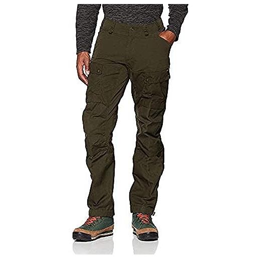 Fjällräven lappland hybrid trousers m, pantaloni sportivi uomo, verde (dark olive), 50