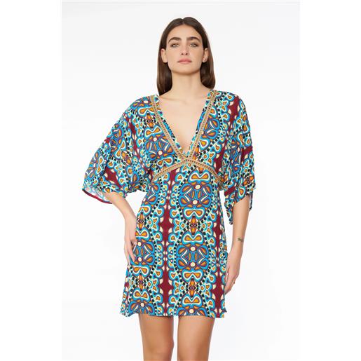 Miss Bikini caftano con maniche ampie