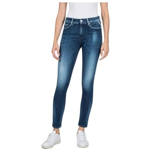 REPLAY whw689 luzien white shades jeans, medium blue 009, 25w / 28l donna