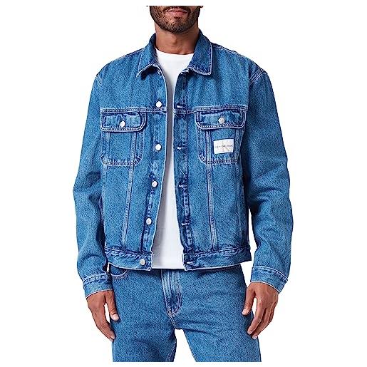 Calvin Klein Jeans regular 90's jacket j30j323902 giacche di jeans, denim (denim medium), xxl uomo