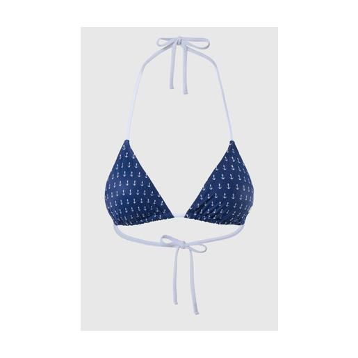 North Sails basic triangle beachwear combo 3 triangolo blu ancore donna