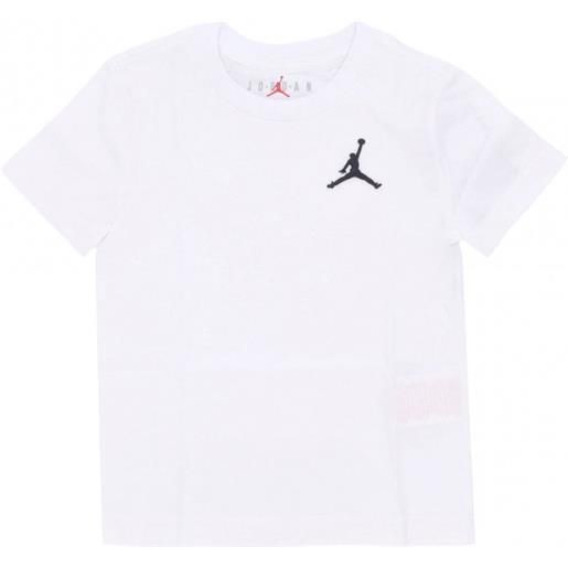 Nike jordan jumpman air emb white t-shirt m/m bianca logo piccolo baby bimbo