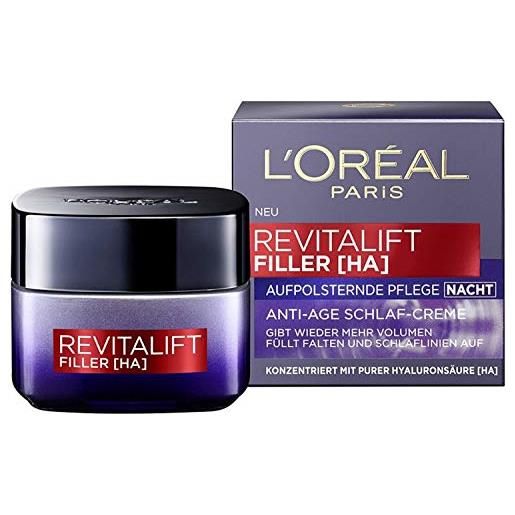L'Oréal Paris l' oréal paris revitalift filler notte, confezione da 2 pezzi (2 x 50 ml). 