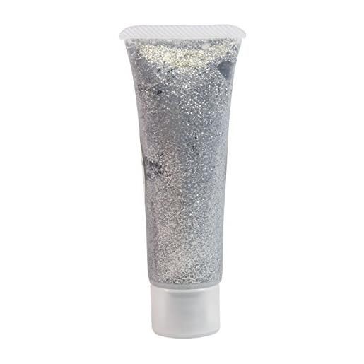 Eulenspiegel 907085, gel glitterato, 18 ml, argento