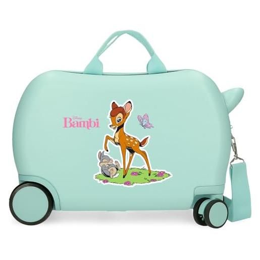 Disney il re leone valigia da cabina multicolore, bambi, valigia per bambini 45