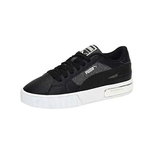 PUMA cali star xmas wns, scarpe da ginnastica, da donna, nero (puma black-puma silver), 36 eu