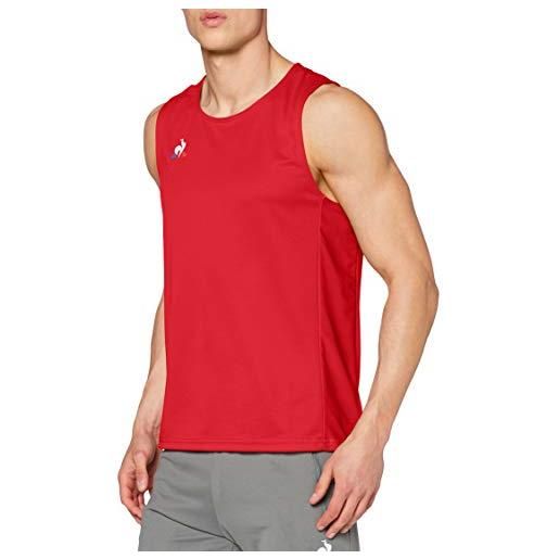 Le coq sportif n°2 training débardeur, maglietta con spalline. Uomo, rosso (vintage red), 2xl