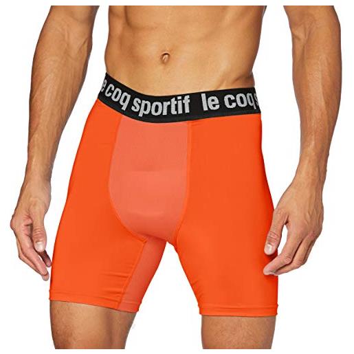 le coq Sportif training smartlayer short m, pantalone corto uomo, orange (arancione), 4xl