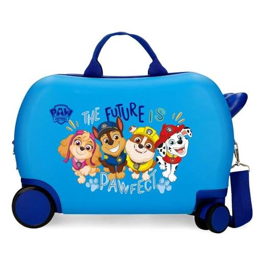 Paw Patrol playful outdoors valigia per bambini blu 45 x 31 x 20 cm rigida abs 24,6 l 1,8 kg 4 ruote bagagli a mano, blu, valigia per bambini