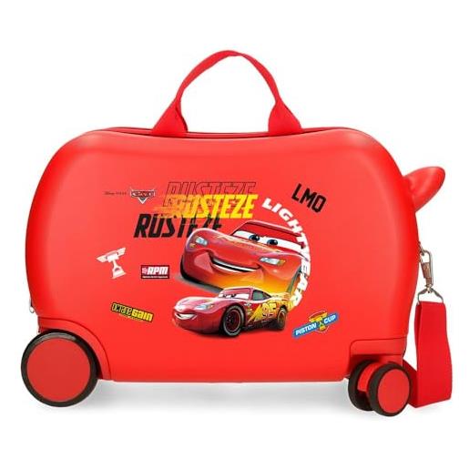 Disney joumma Disney cars rusteze lightyear valigia per bambini rosso 45 x 31 x 20 cm rigida abs 24,6 l 1,8 kg 4 ruote bagagli mano, rosso, valigia per bambini