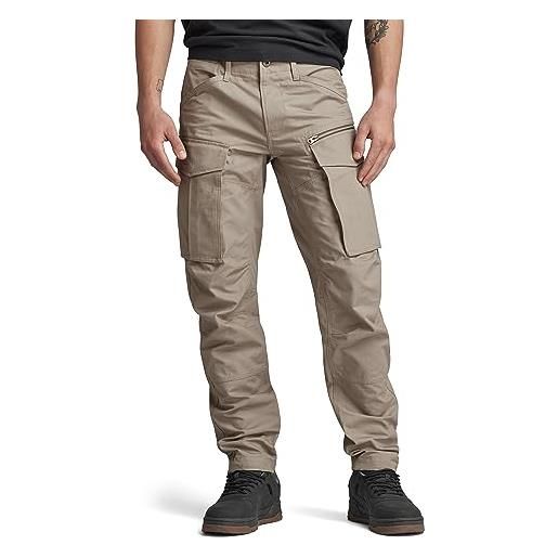 G-STAR RAW rovic zip 3d regular tapered pants, pantaloni uomo, grigio (elephant skin d02190-d213-g106), 31w / 32l