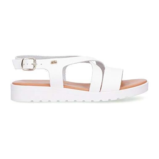 Valleverde sandalo donna pelle 24101 bianco una calzatura comoda adatta per tutte le occasioni. Primavera estate 2020. Eu 35