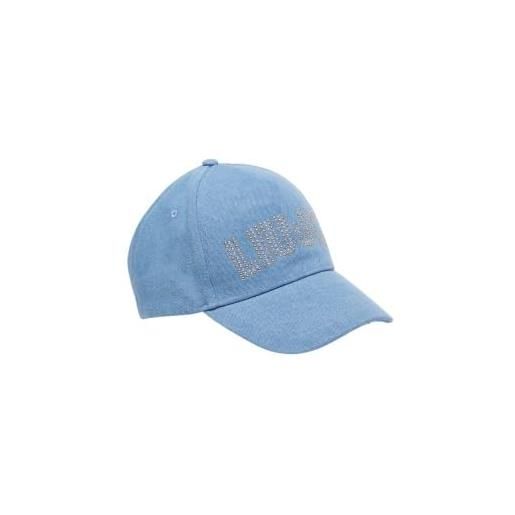LIU.JO cappellino da baseball con logo, blu denim, blu, taglia unica