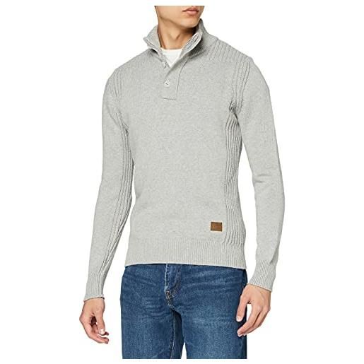 Schott nyc plmilford9, felpa uomo, grigio (medium h grey), xxl