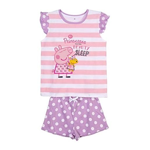 CERDÁ LIFE'S LITTLE MOMENTS peppa pig | pigiama di cotone 100% da 2 pezzi set, rosa, normale bambine e ragazze