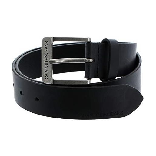Calvin Klein j 4cm ckj belt cintura, nero black 001, taglia produttore: 80 uomo