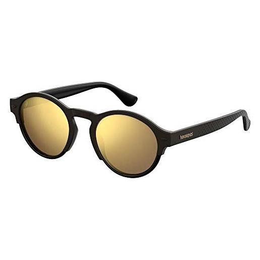 Havaianas caraiva qfu/sq black sunglasses, 55 unisex-adulto