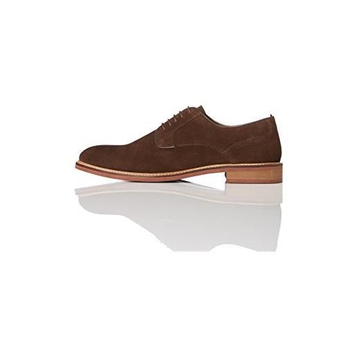 find. find cumbia natural rand - scarpe stringate derby uomo, marrone (brown), 42 eu