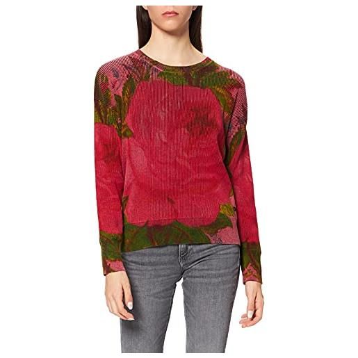 Desigual jers_granada maglione, colore: rosso, s donna