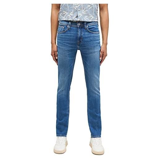 Mustang style orlando slim jeans, blu medio 682, 34w x 32l uomo