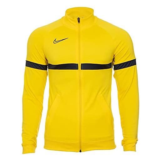 Nike dri-fit academy 21, jacket uomo, tour giallo nero antracite, s