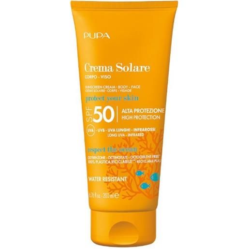 Pupa crema solare corpo-viso spf50 - protezione solare 200 ml