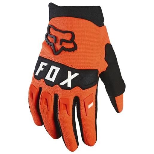 Fox Racing fox yth dirtpaw guanti da motocross e mtb per ragazzi, arancione (fluorescent orange), ys