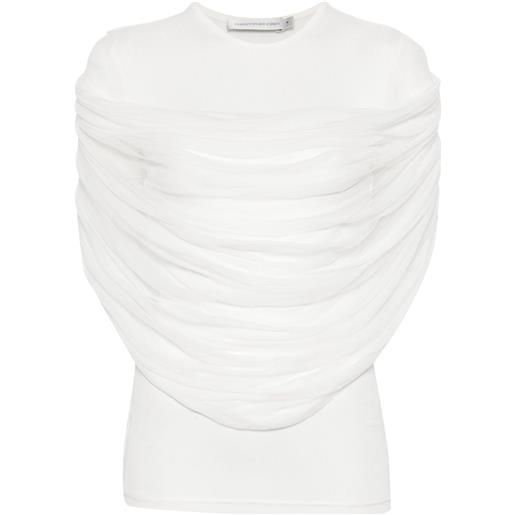 Christopher Esber t-shirt sonora - bianco
