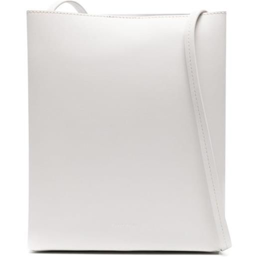 Calvin Klein borsa a tracolla in pelle - bianco