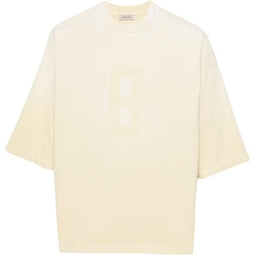 Fear Of God t-shirt airbrush 8 con stampa - giallo