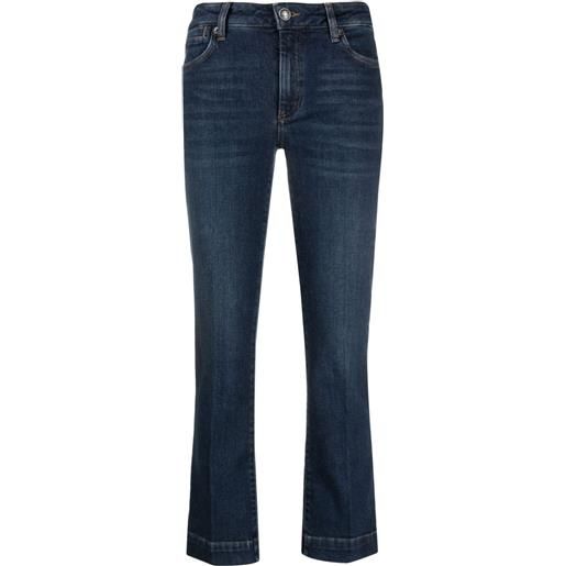 Sportmax jeans crop svasati - blu