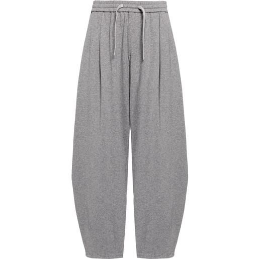 CROQUIS pantaloni con dettaglio a pieghe - grigio