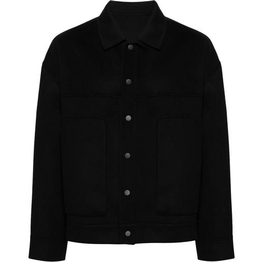 CROQUIS giacca-camicia con colletto classico - nero