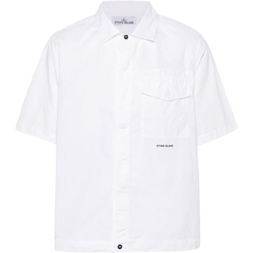 Stone Island camicia con stampa - bianco